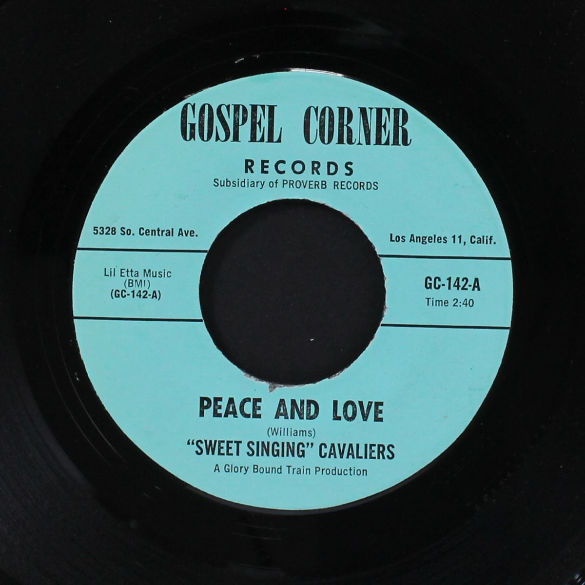 peace and love / let him lead you by SWEET SINGING CAVALIERS