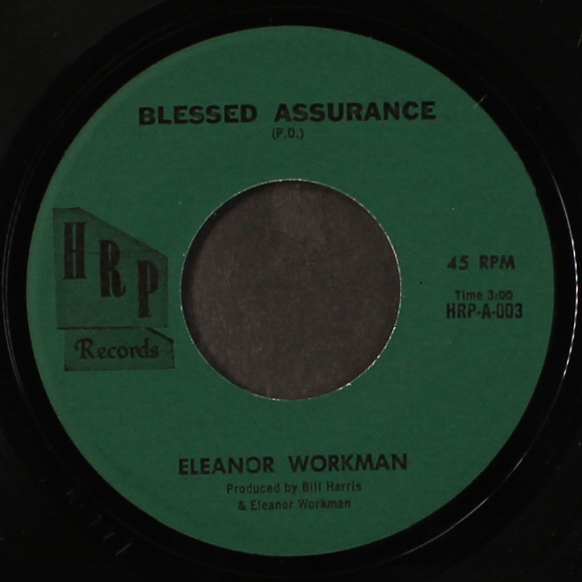 blessed assurance by ELEANOR WORKMAN