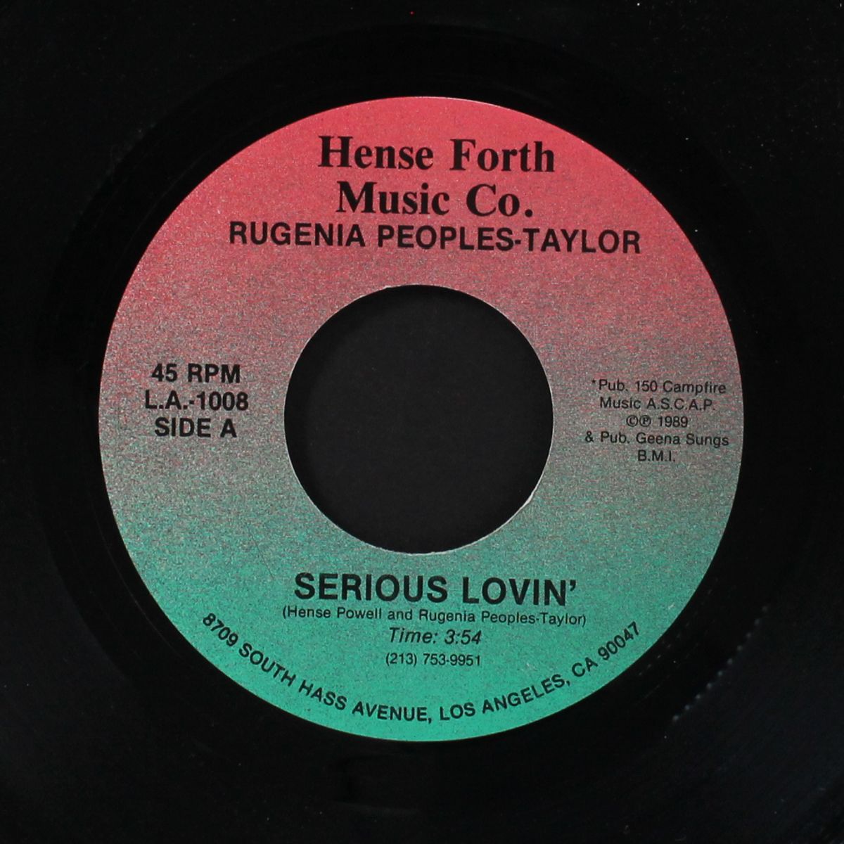 serious lovin' / special extended remix by RUGENIA PEOPLES-TAYLOR