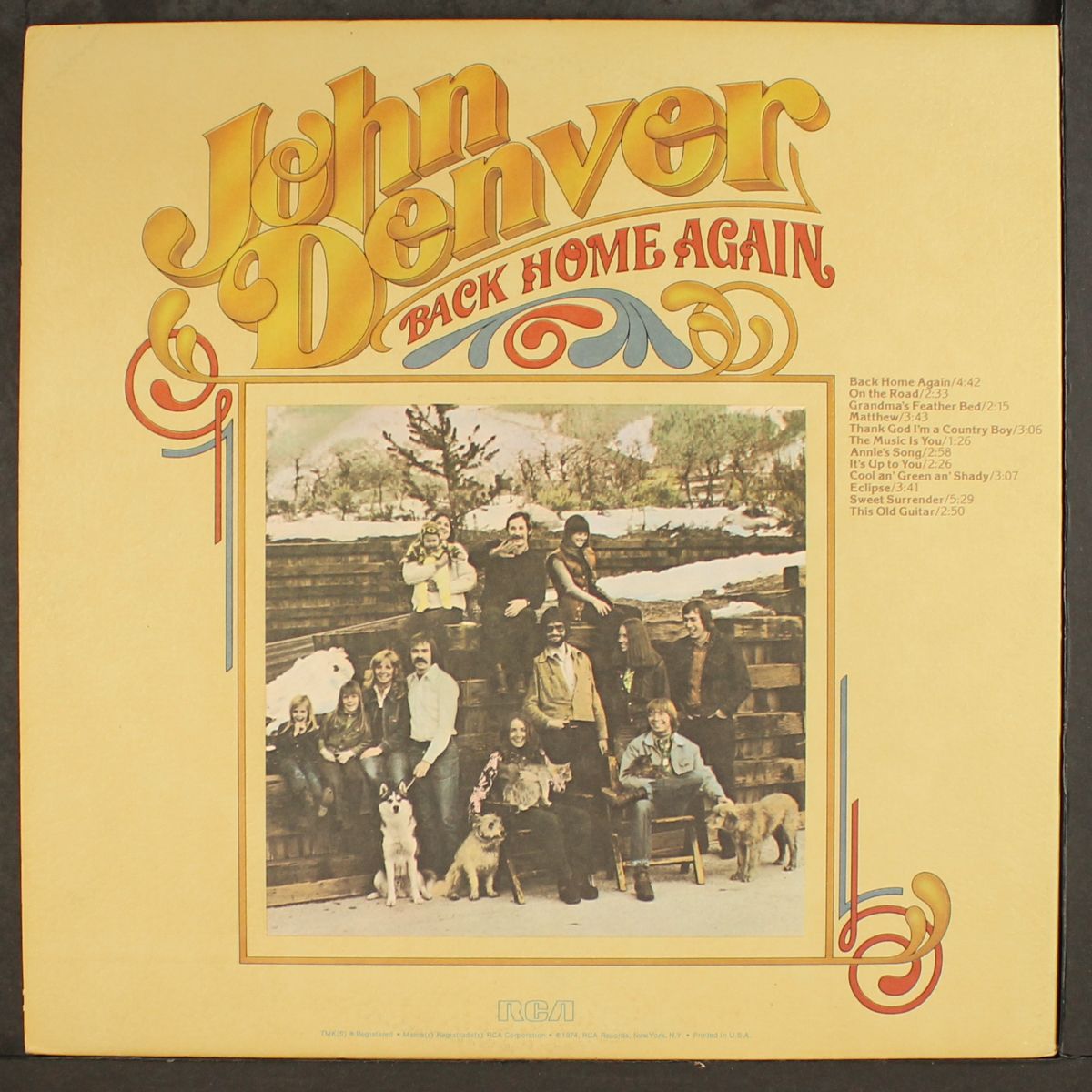 back home again by JOHN DENVER