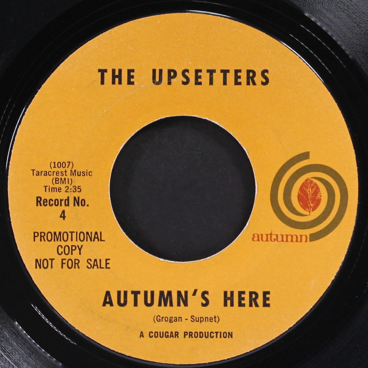 draggin' the main / autumn's here by UPSETTERS