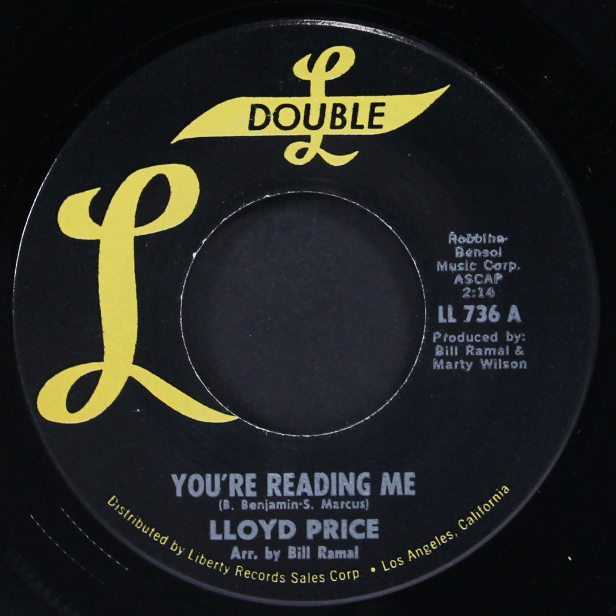 you're reading me / go on, little girl by LLOYD PRICE