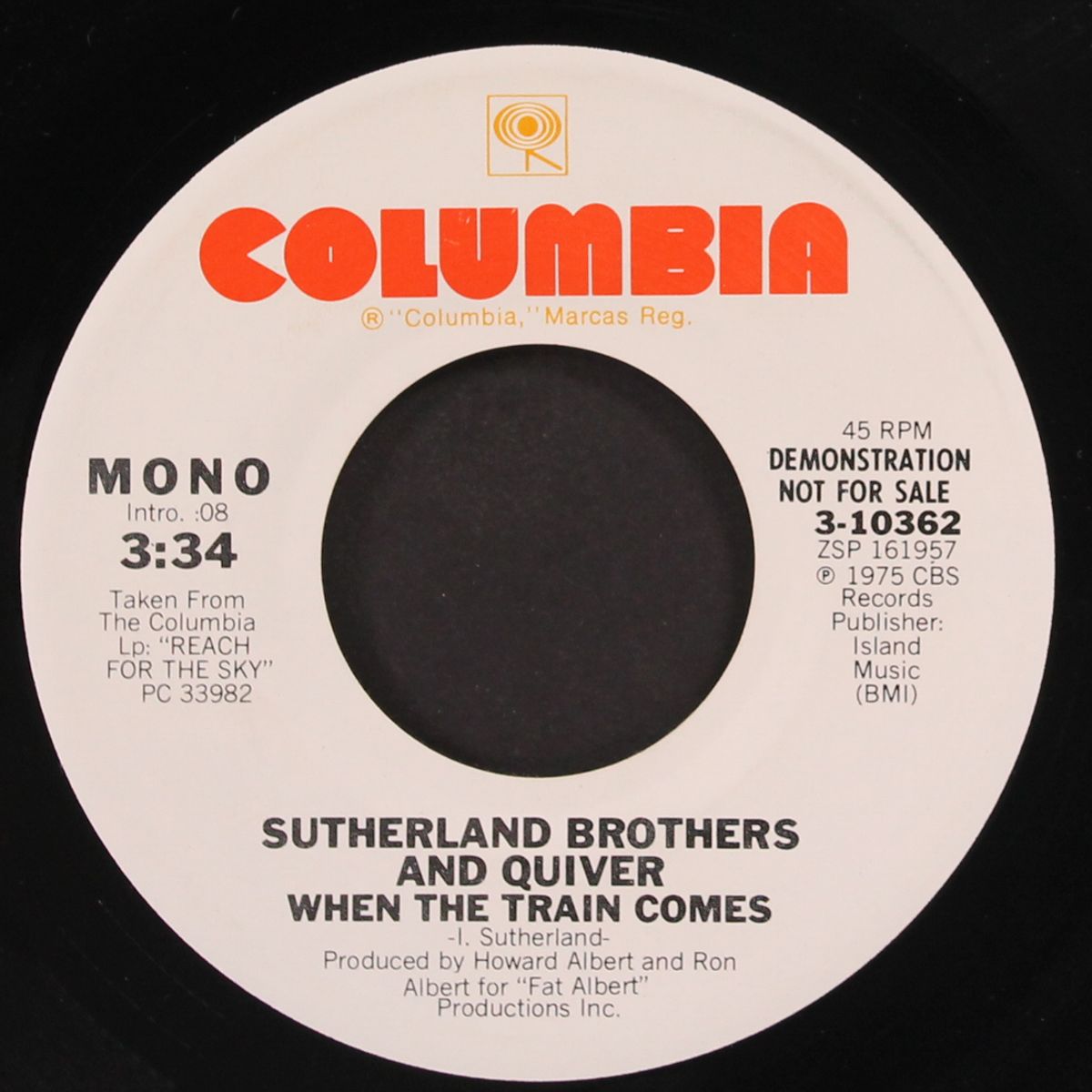 when the train comes / mono by SUTHERLAND BROTHERS & QUIVER