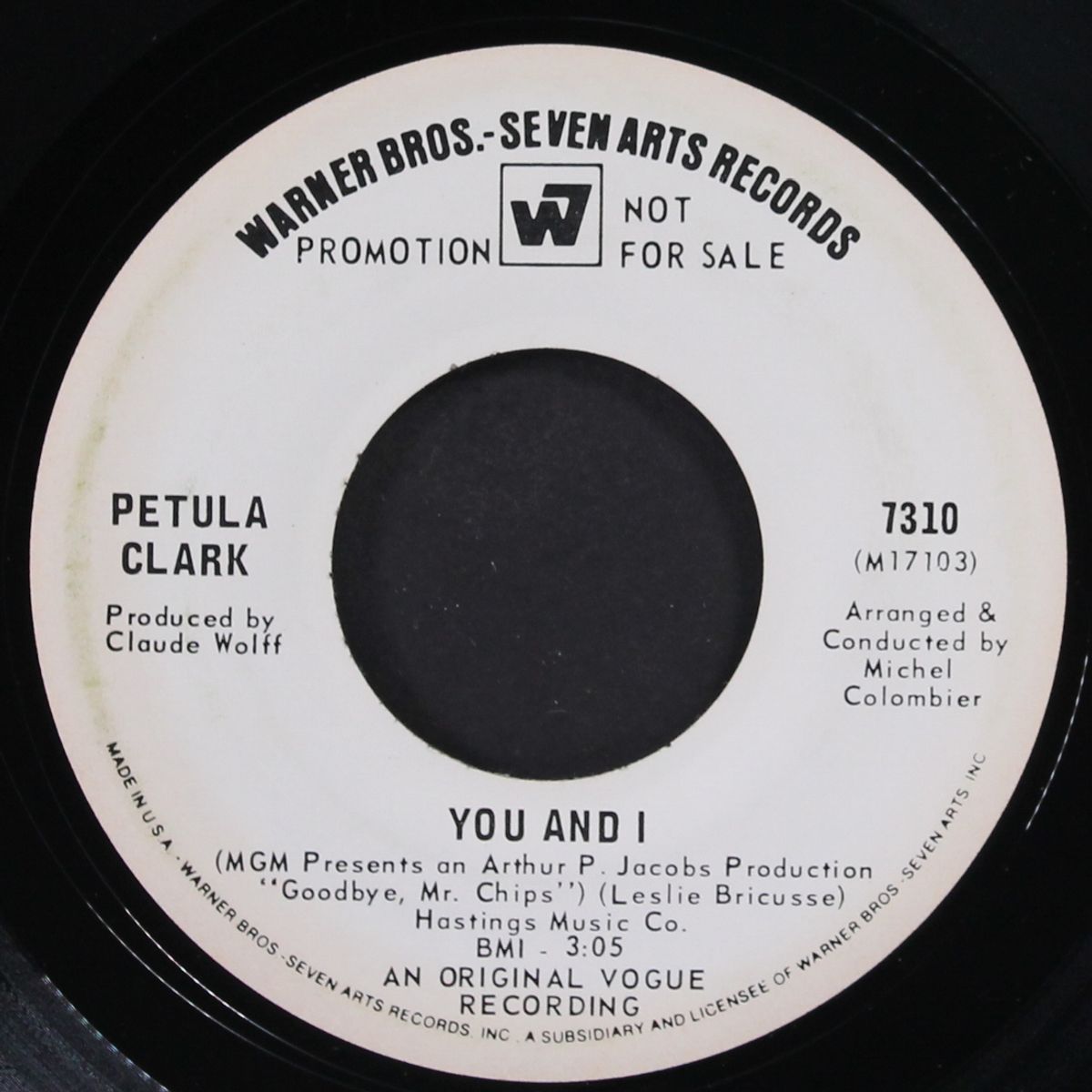 look at mine / you and i by PETULA CLARK