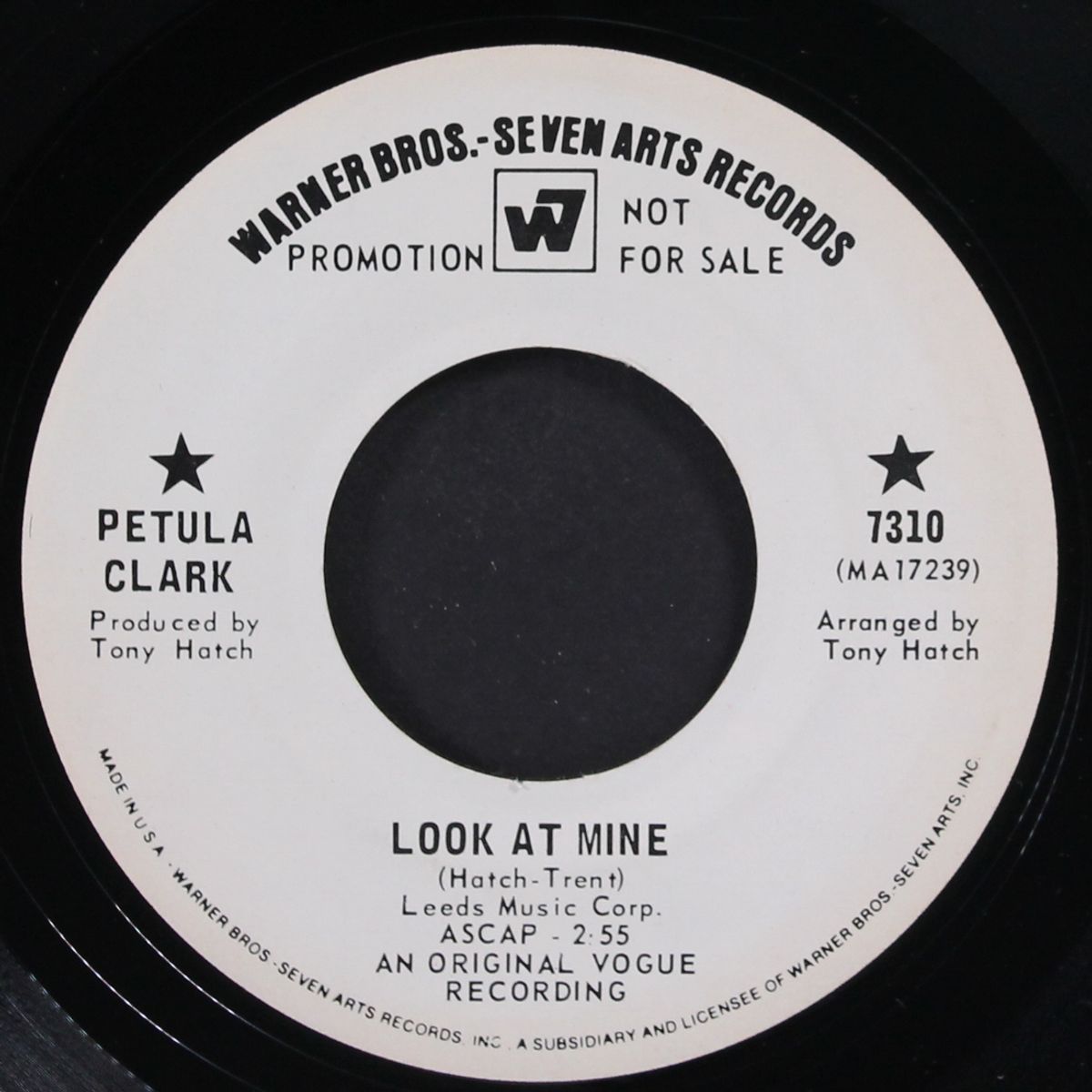 look at mine / you and i by PETULA CLARK