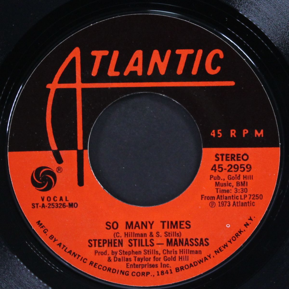 isn't it about time / so many times by STEPHEN STILLS-MANASSAS