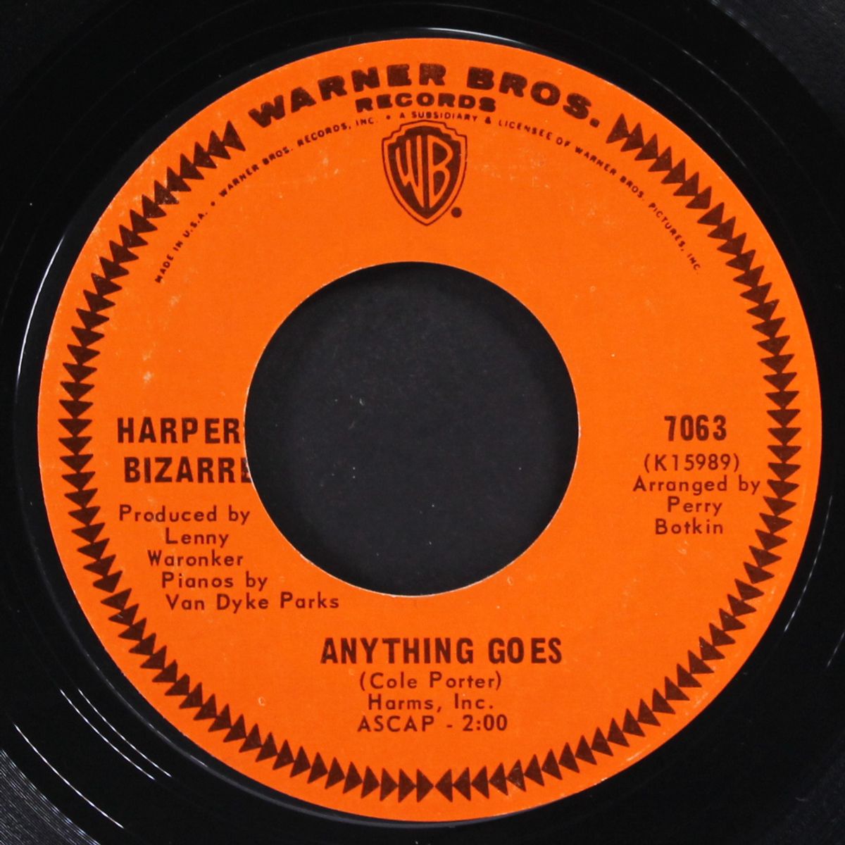 anything goes / malibu u by HARPERS BIZARRE