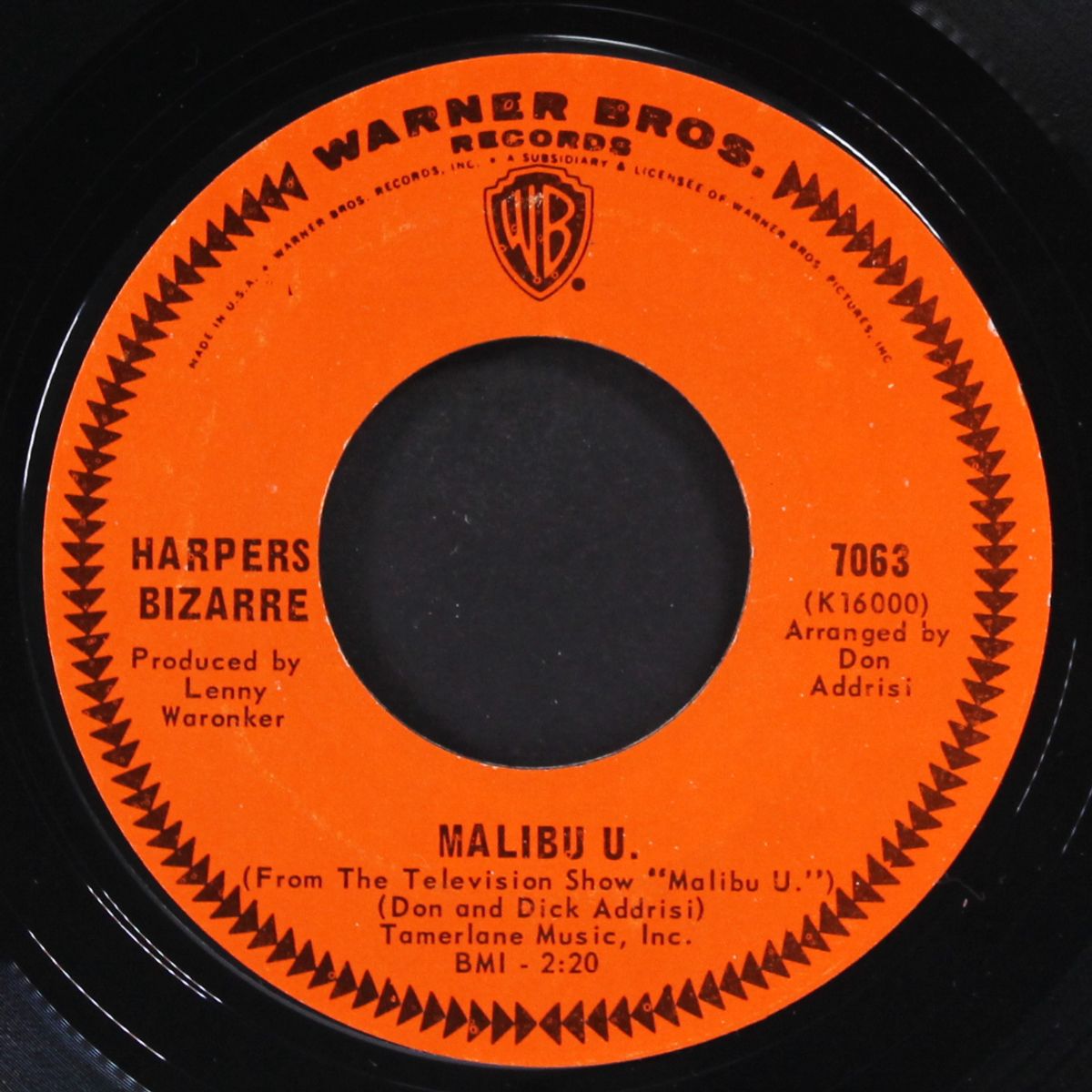 anything goes / malibu u by HARPERS BIZARRE