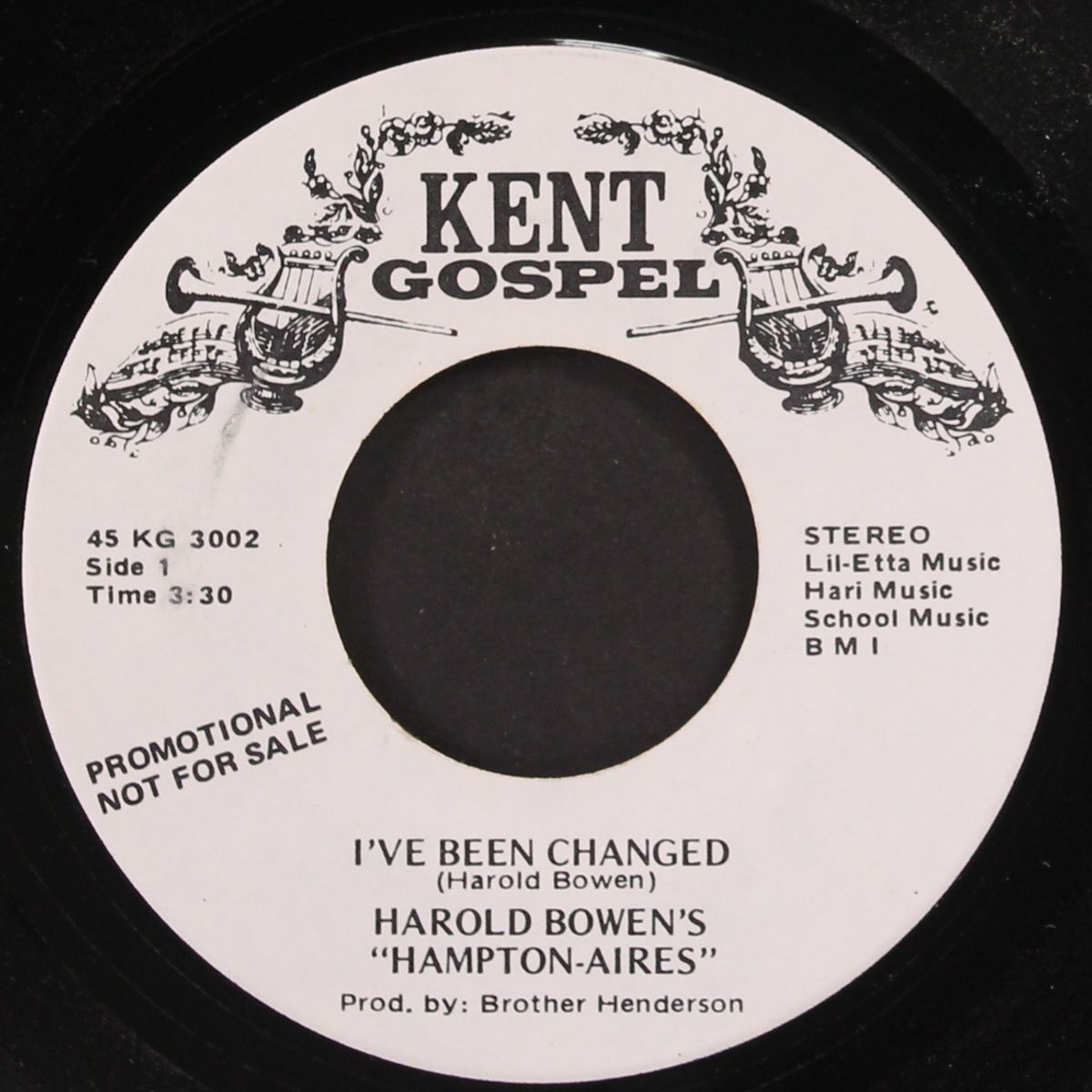 i've been changed / stop sign ahead by HAROLD BOWEN'S HAMPTON-AIRES