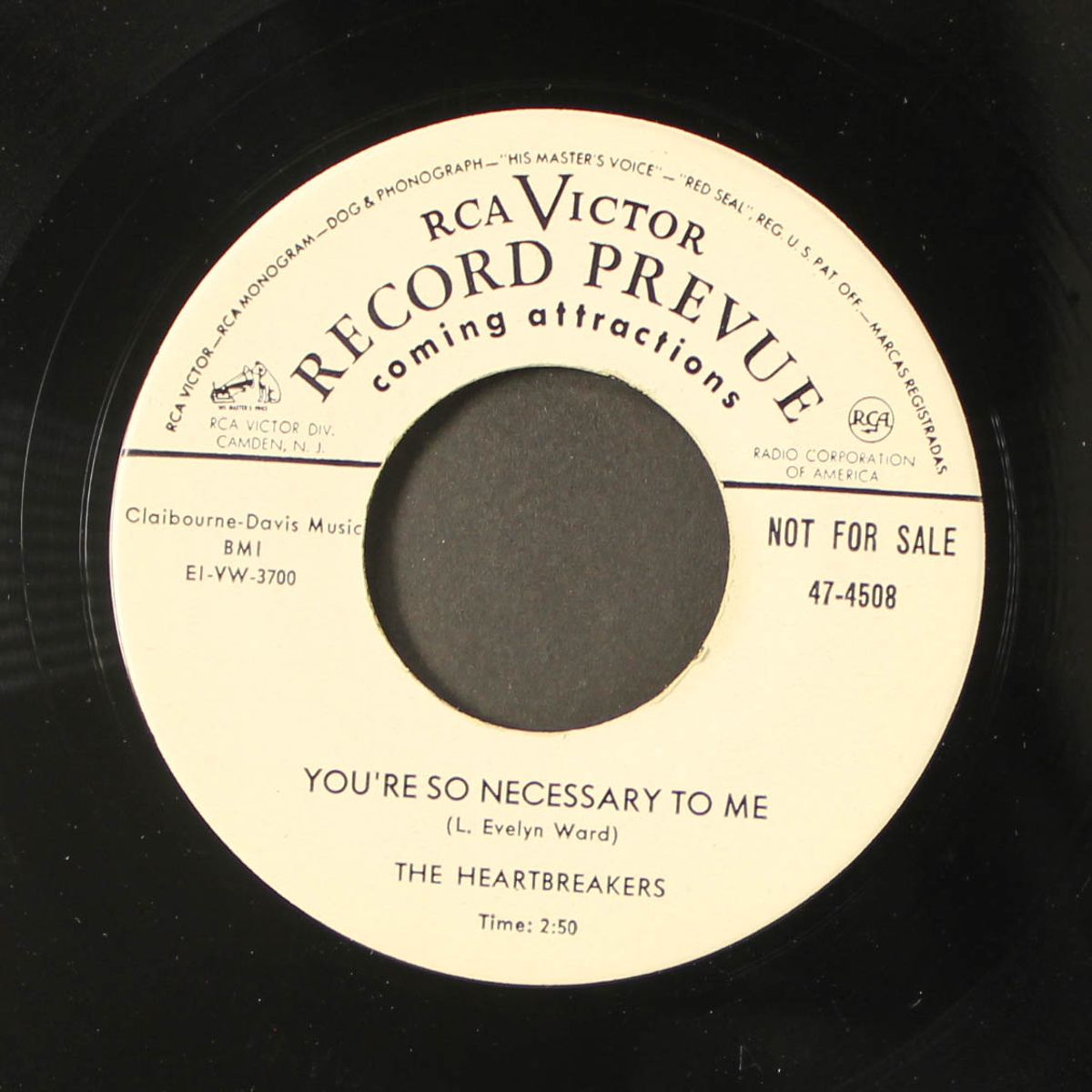 you're so necessary to me / i'm only fooling my heart by HEARTBREAKERS