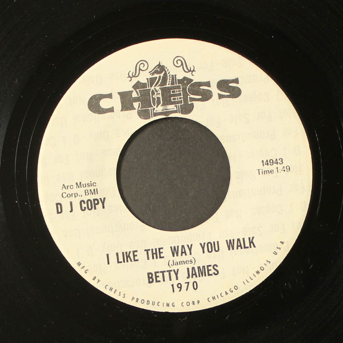 i like the way you walk / salt in your coffee by BETTY JAMES