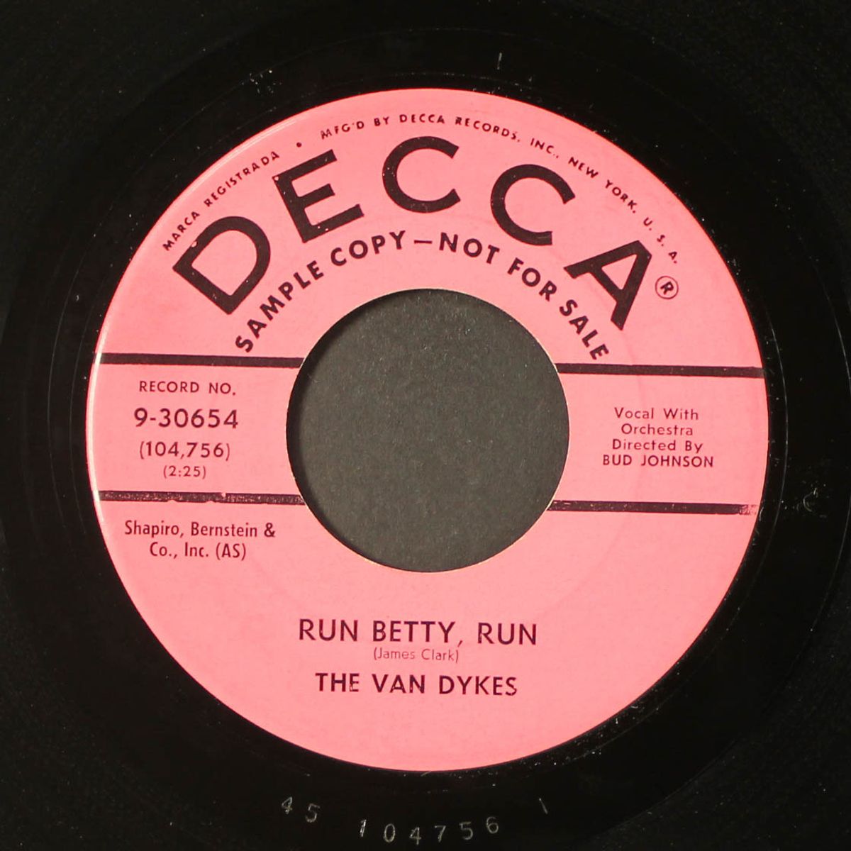 run, betty, run / the fixer by VAN DYKES