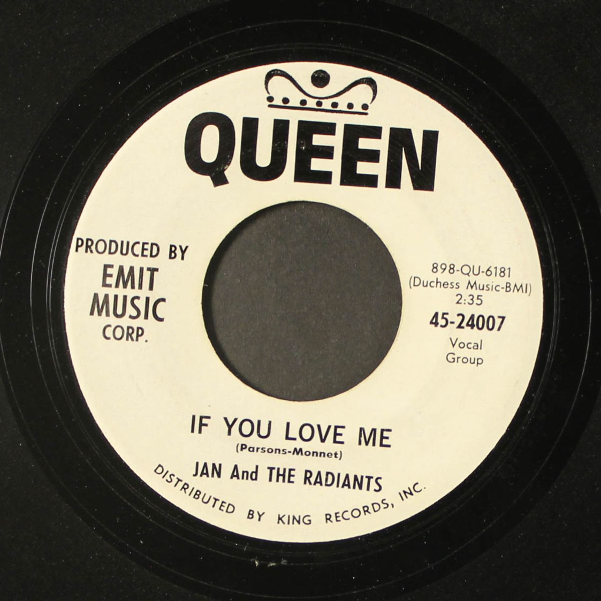 if you love me / is it true by JAN & RADIANTS