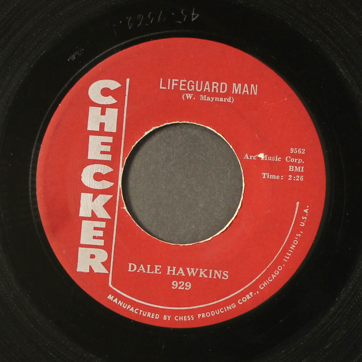 lifeguard man / our turn by DALE HAWKINS