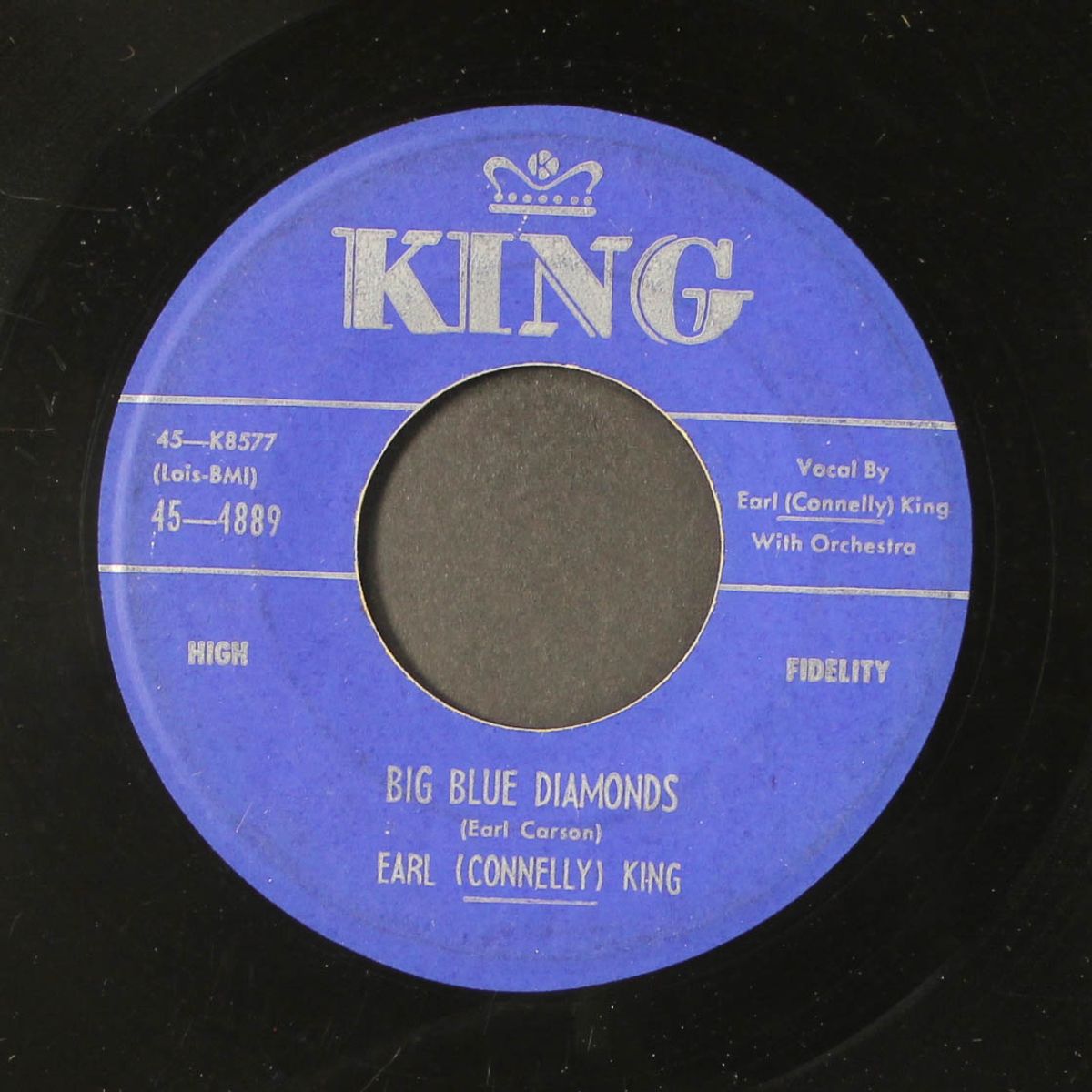 big blue diamonds / dear one by EARL (CONNELLY) KING