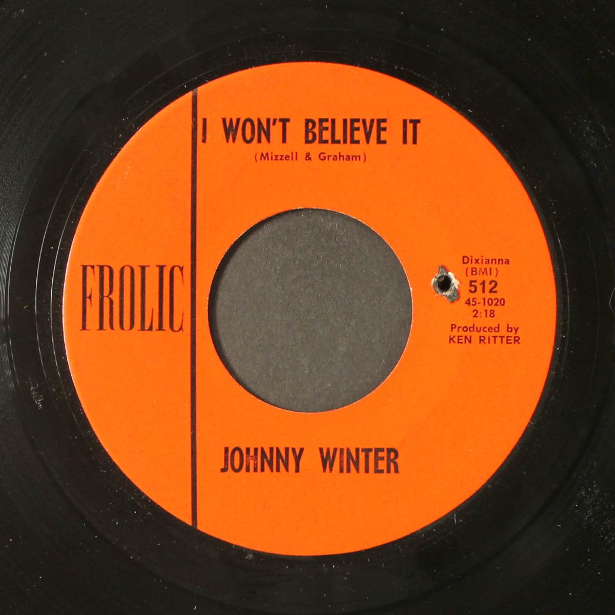 i won't believe it / gone for bad by JOHNNY WINTER