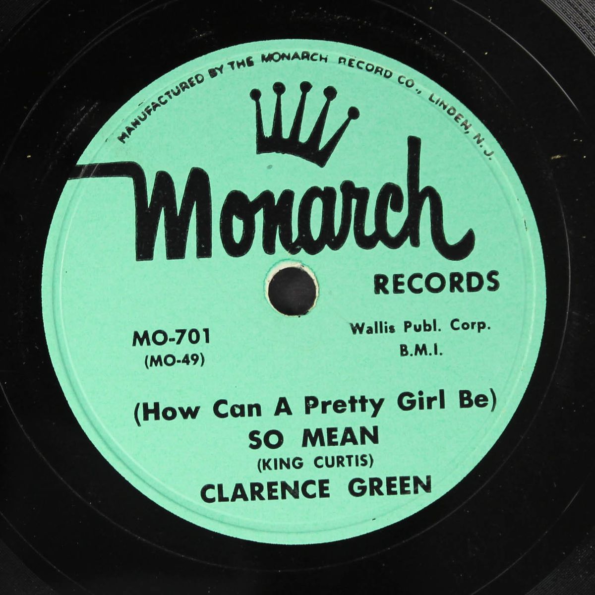 bad shape blues / so mean by CLARENCE GREEN