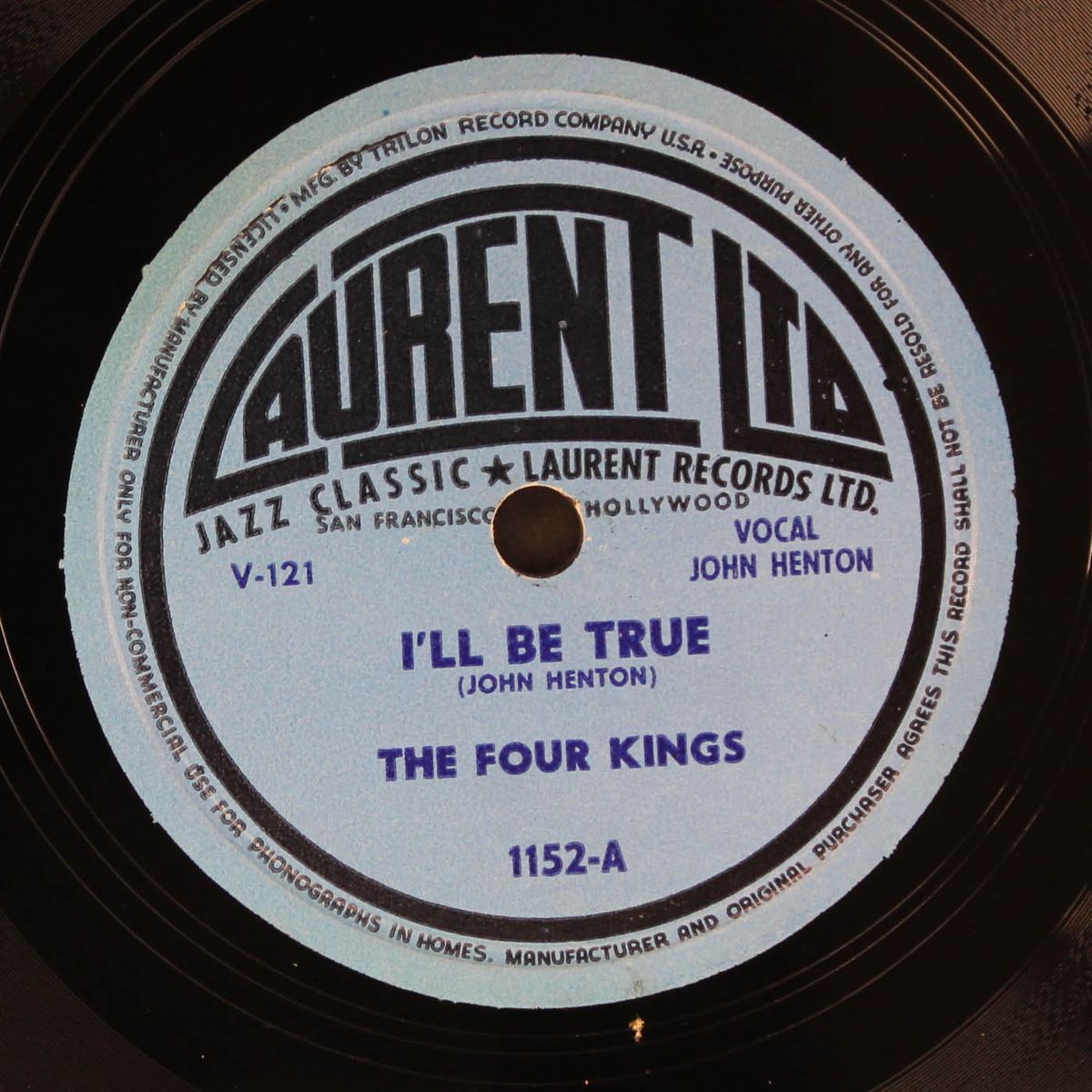 i'll be true / the king's boogie by FOUR KINGS