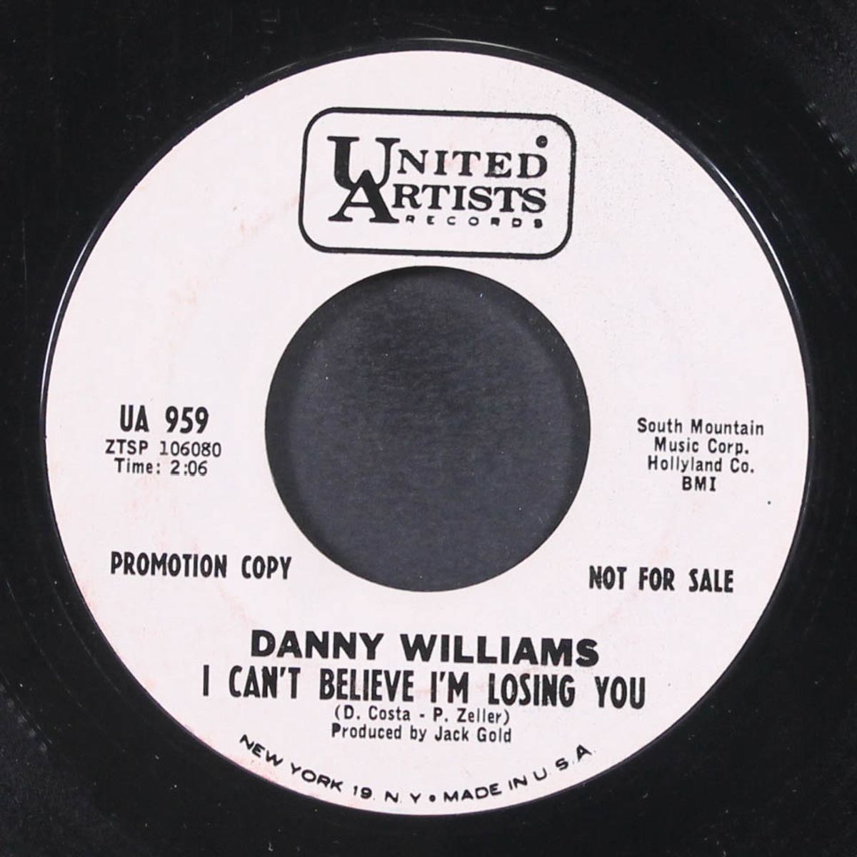 the stranger / i can't believe i'm losing you by DANNY WILLIAMS