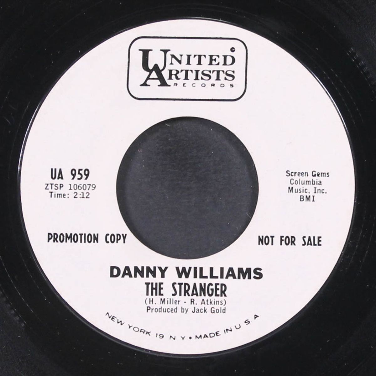 the stranger / i can't believe i'm losing you by DANNY WILLIAMS