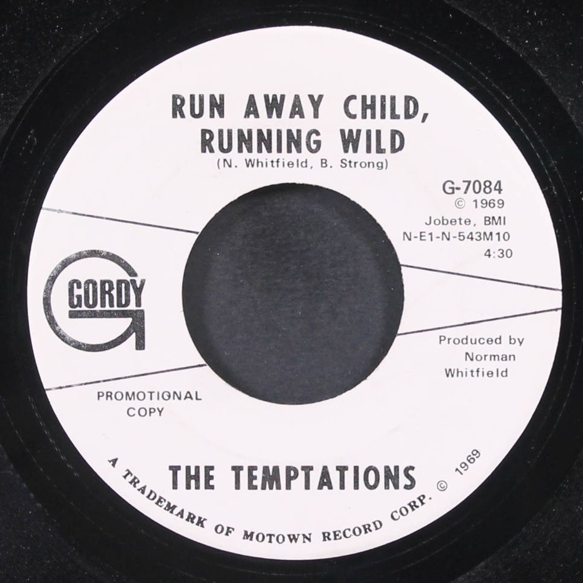 run away child, running wild / same by TEMPTATIONS