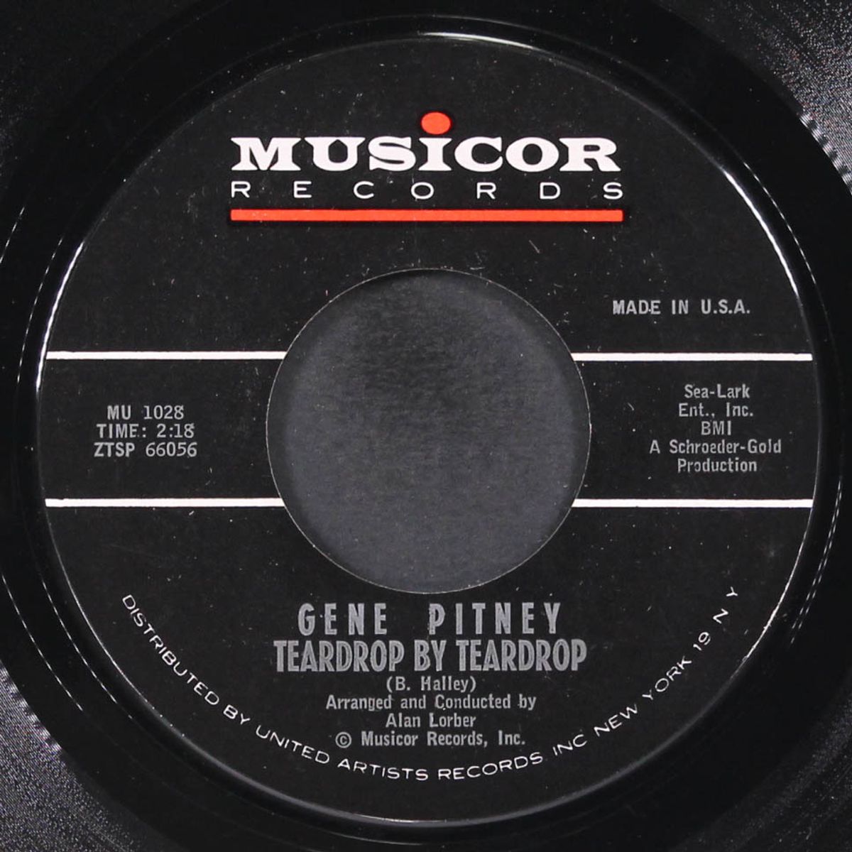 mecca / teardrop by teardrop by GENE PITNEY