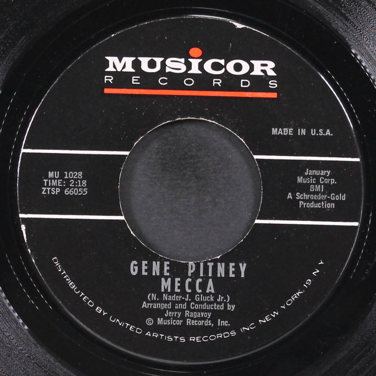 mecca / teardrop by teardrop by GENE PITNEY