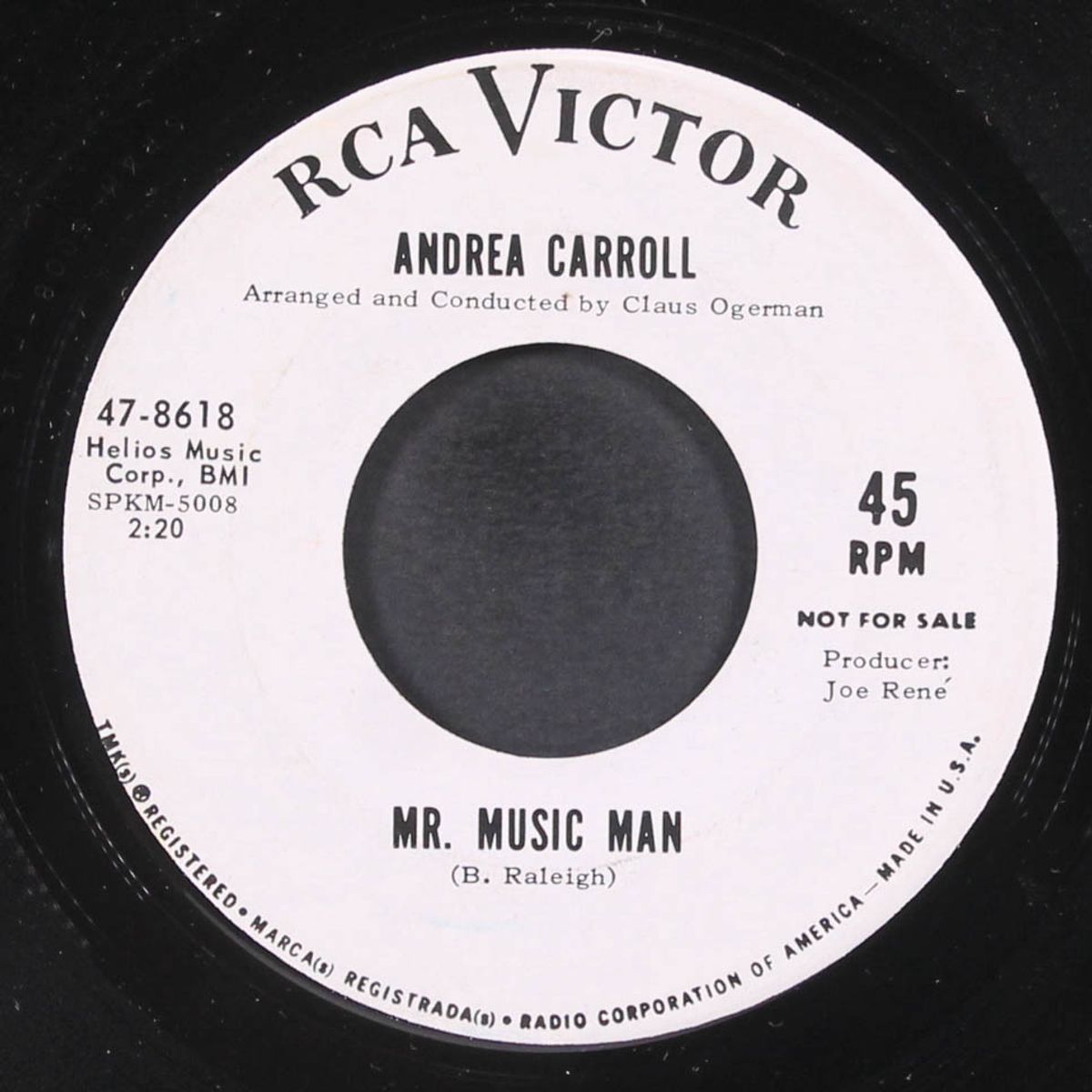 sally fool / mr. music man by ANDREA CARROLL
