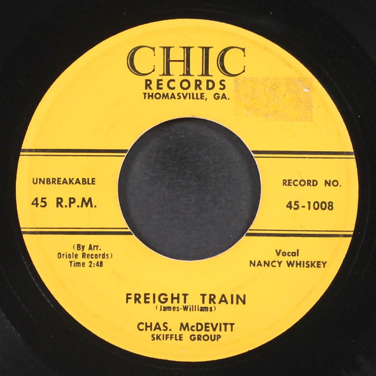 freight train / the cotton song by CHAS. MCDEVITT