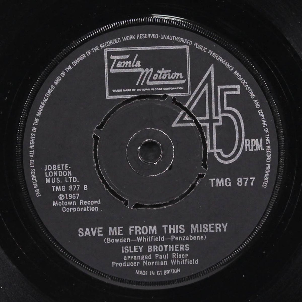 tell me it's just a rumour baby / save me from this misery by ISLEY BROTHERS