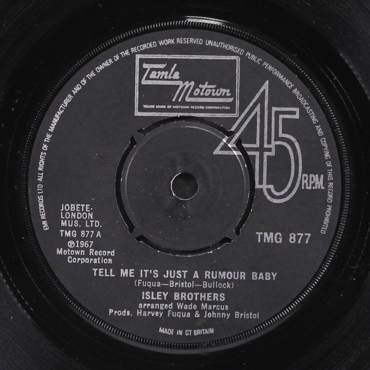 tell me it's just a rumour baby / save me from this misery by ISLEY BROTHERS