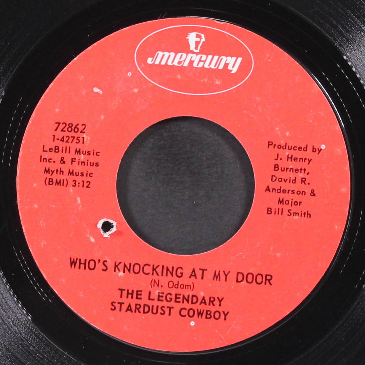 paralyzed / who's knocking on my door by LEGENDARY STARDUST COWBOY