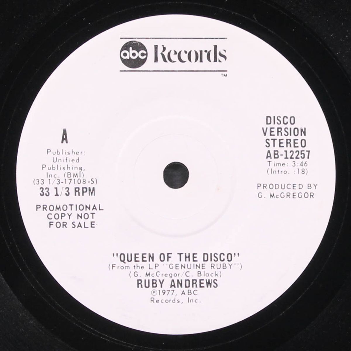 queen of the disco / same by RUBY ANDREWS
