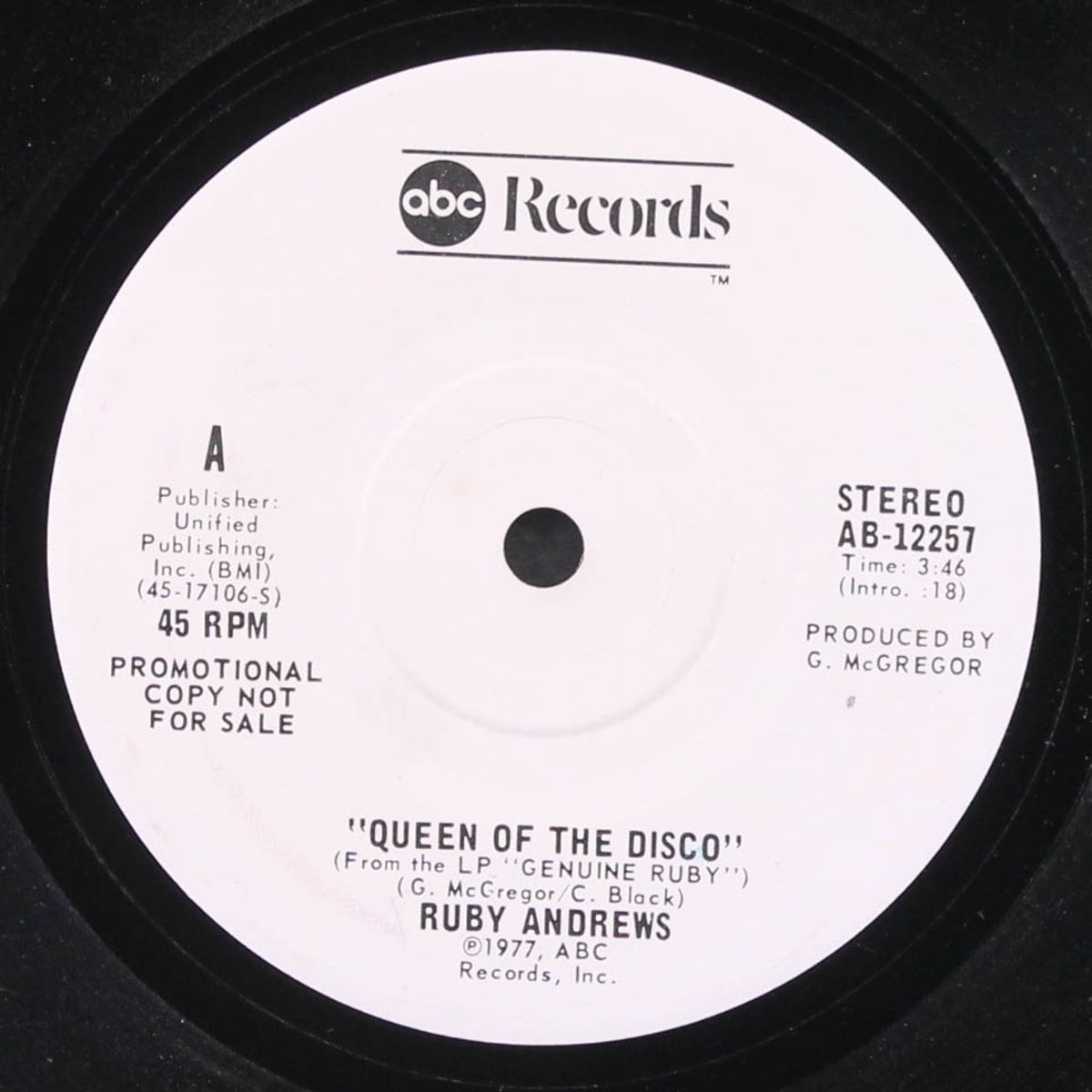 queen of the disco / same by RUBY ANDREWS