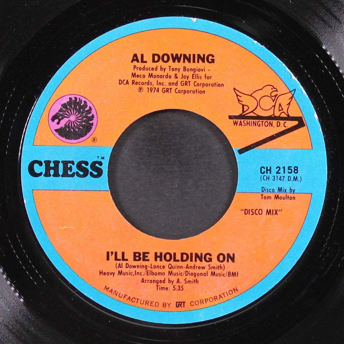 i'll be holding on / disco mix by AL DOWNING
