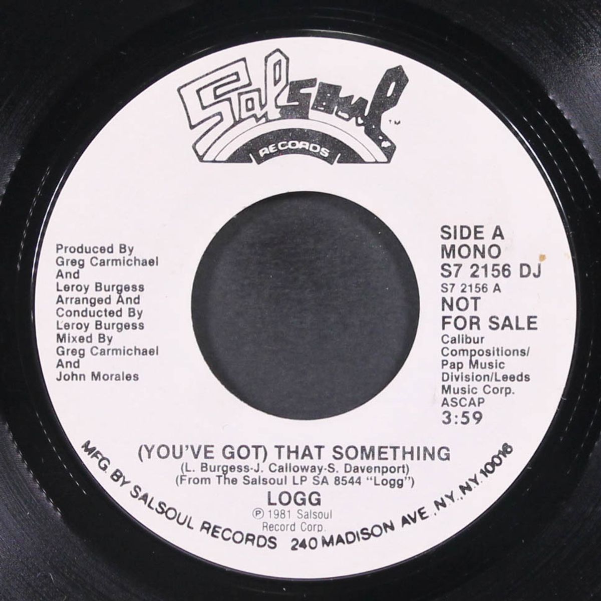 (you've got) that something / mono by LOGG