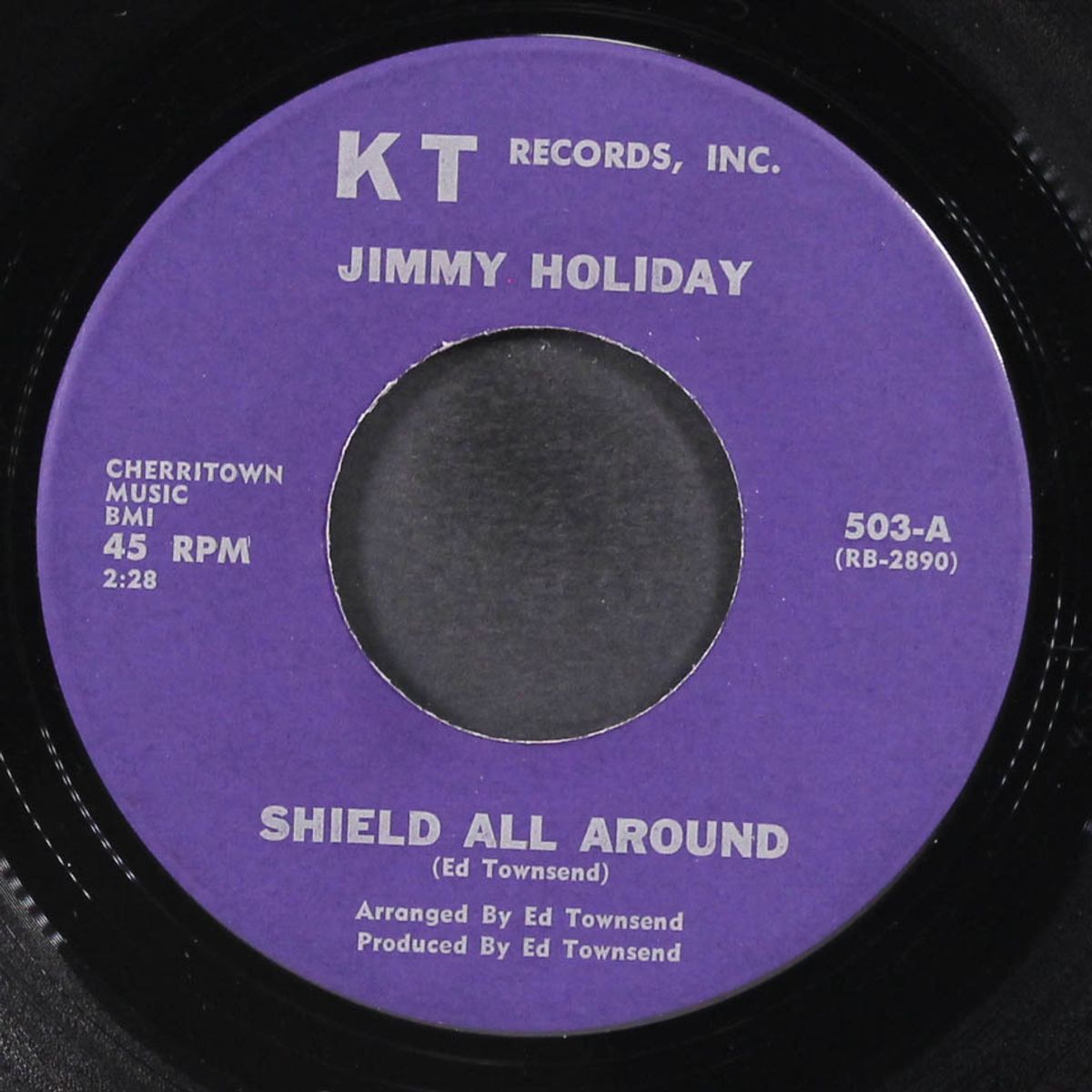 shield all around / a man without love by JIMMY HOLIDAY