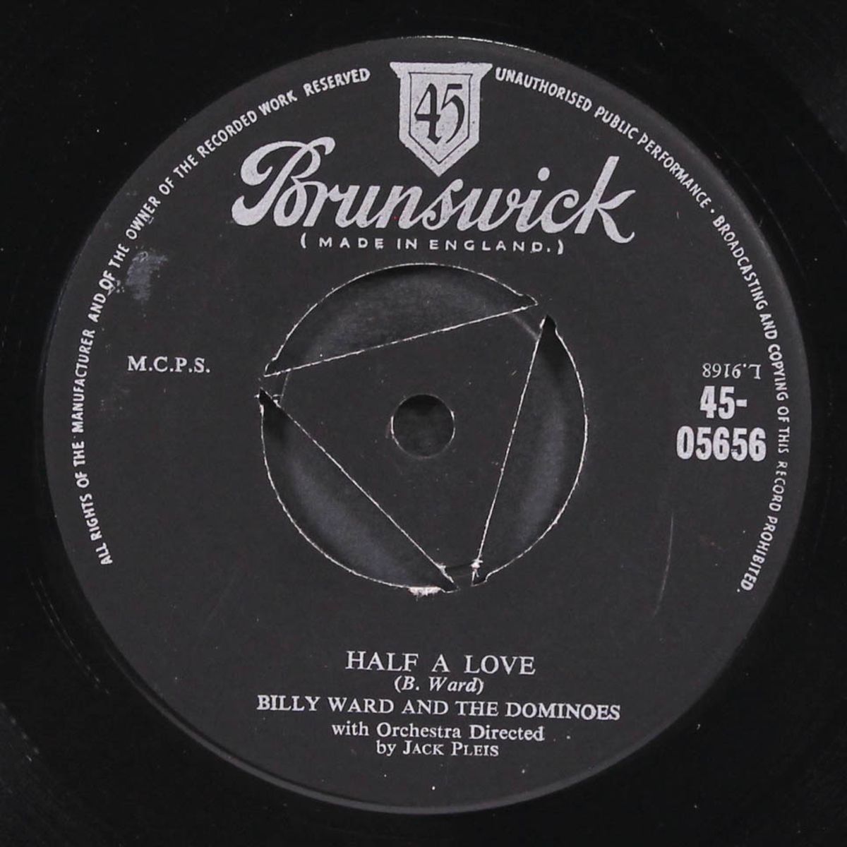 half a love / evermore by BILLY WARD & DOMINOES