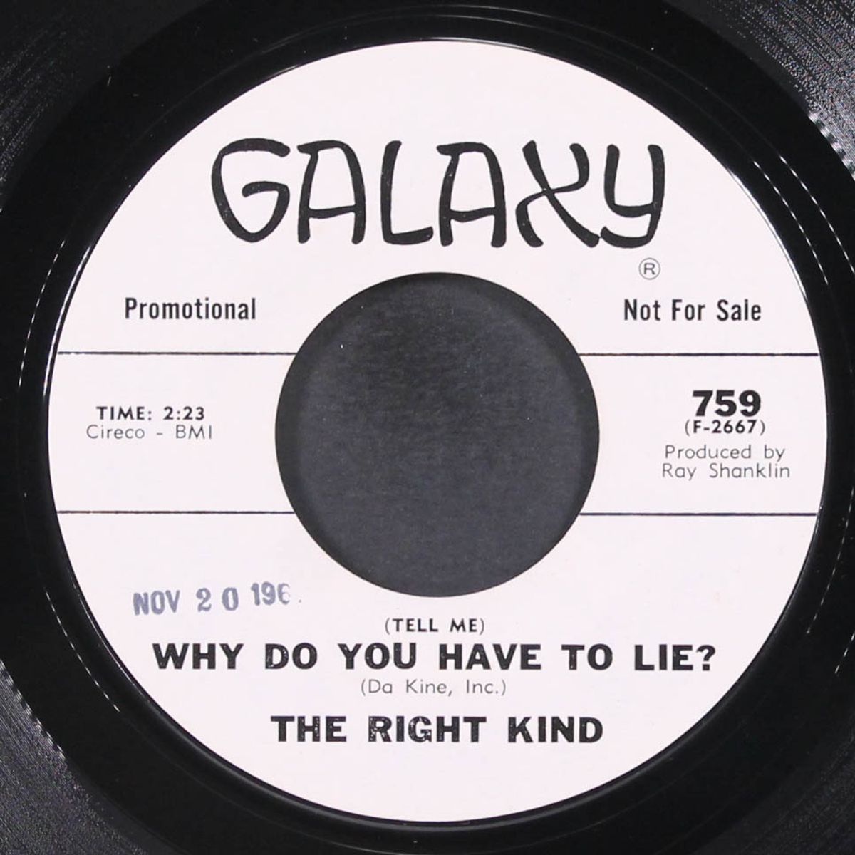 why do you have to lie? / i've been changed by RIGHT KIND