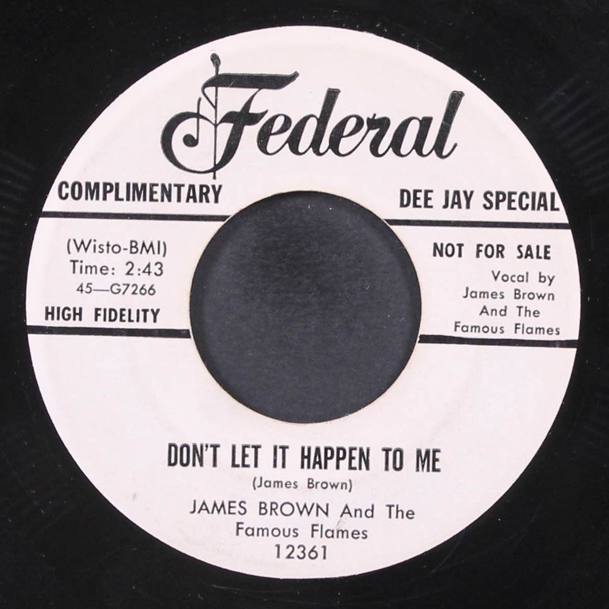 don't let it happen to me / good good lovin' by JAMES BROWN