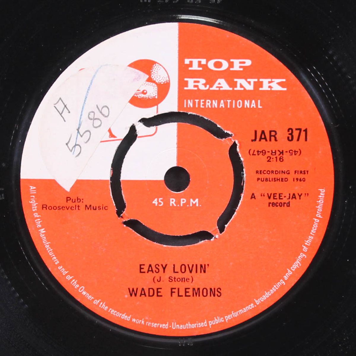 easy lovin' / woops now by WADE FLEMONS
