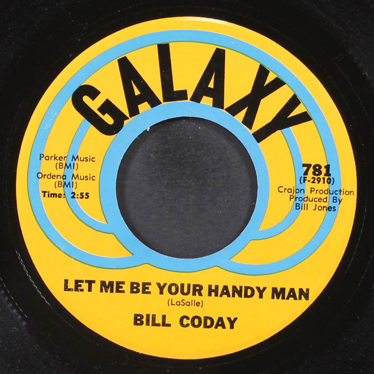 i got a thing / let me be your handy man by BILL CODAY