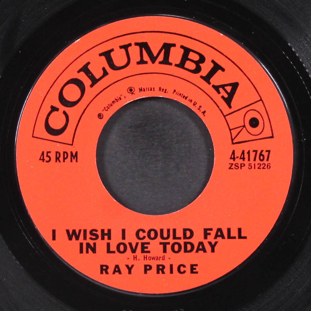 i wish i could fall in love today / i can't run away from myself by RAY PRICE