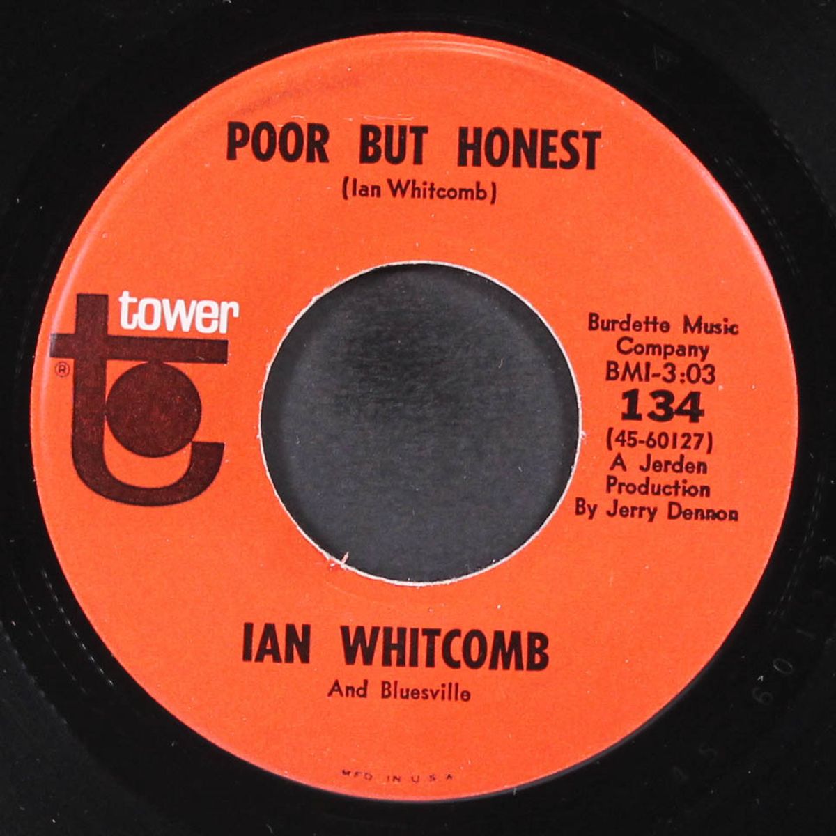 you turn me on / poor but honest by IAN WHITCOMB