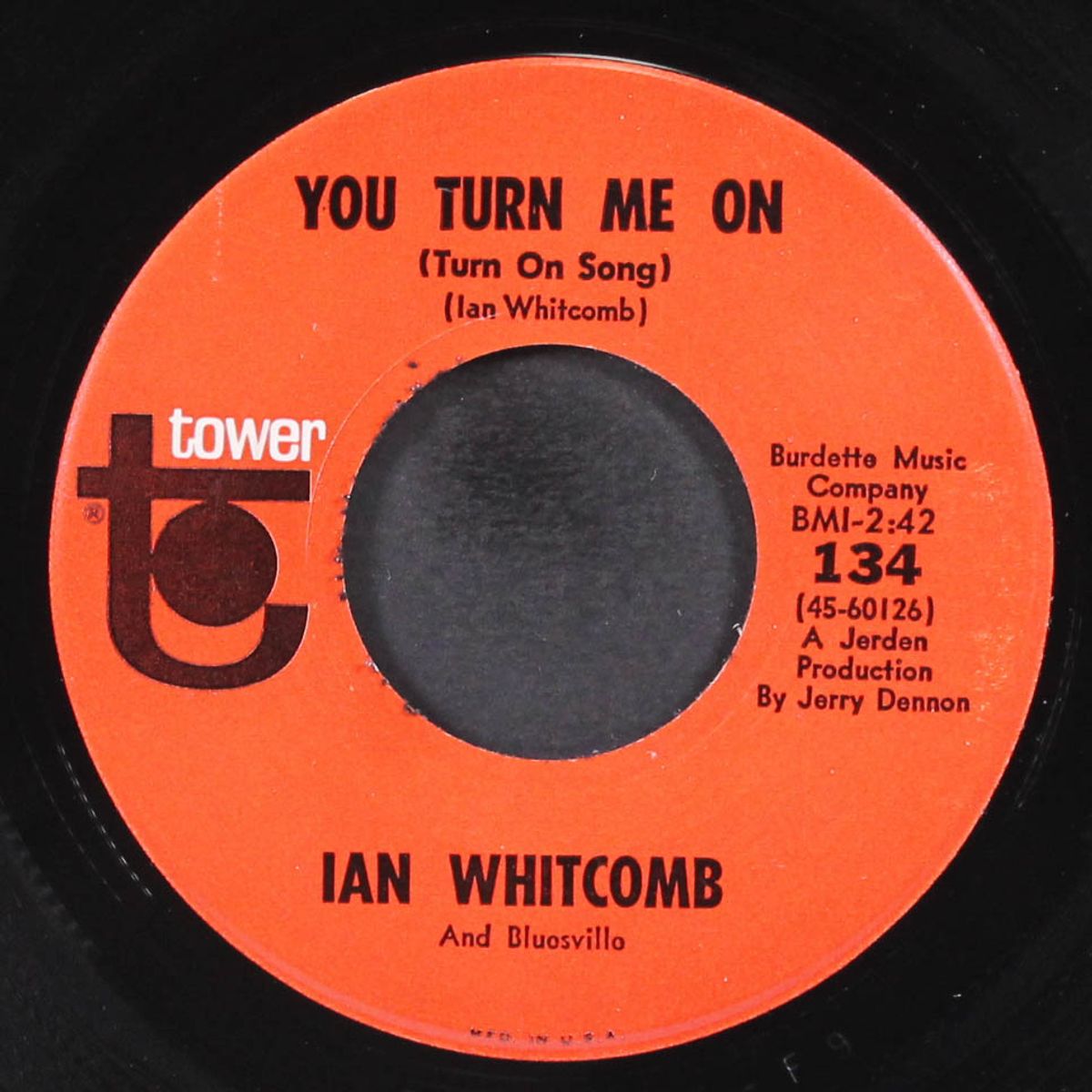 you turn me on / poor but honest by IAN WHITCOMB