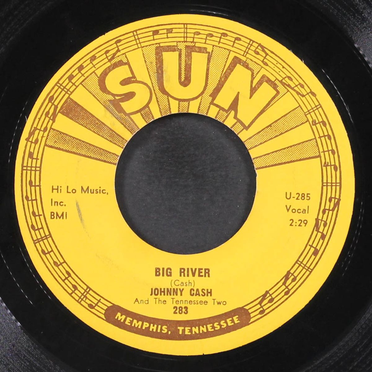 ballad of a teenage queen / big river by JOHNNY CASH