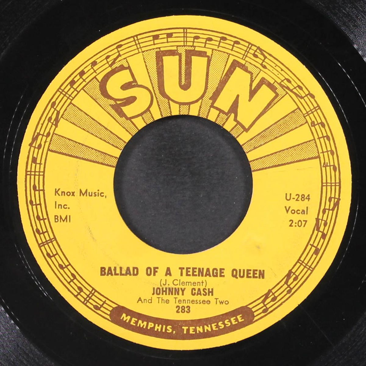 ballad of a teenage queen / big river by JOHNNY CASH