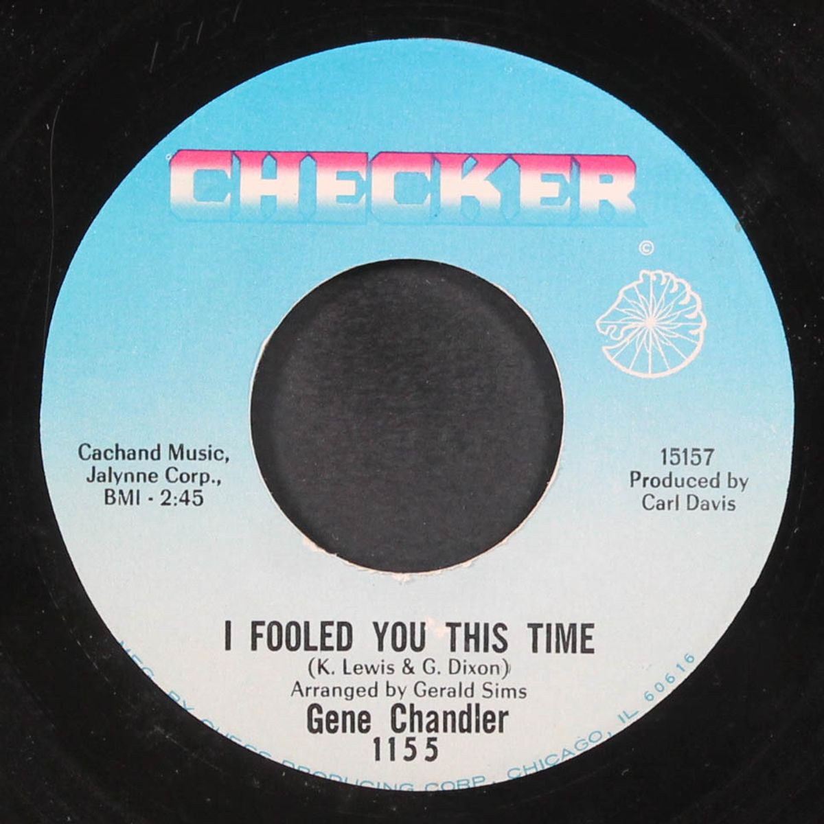 i fooled you this time / such a pretty thing by GENE CHANDLER