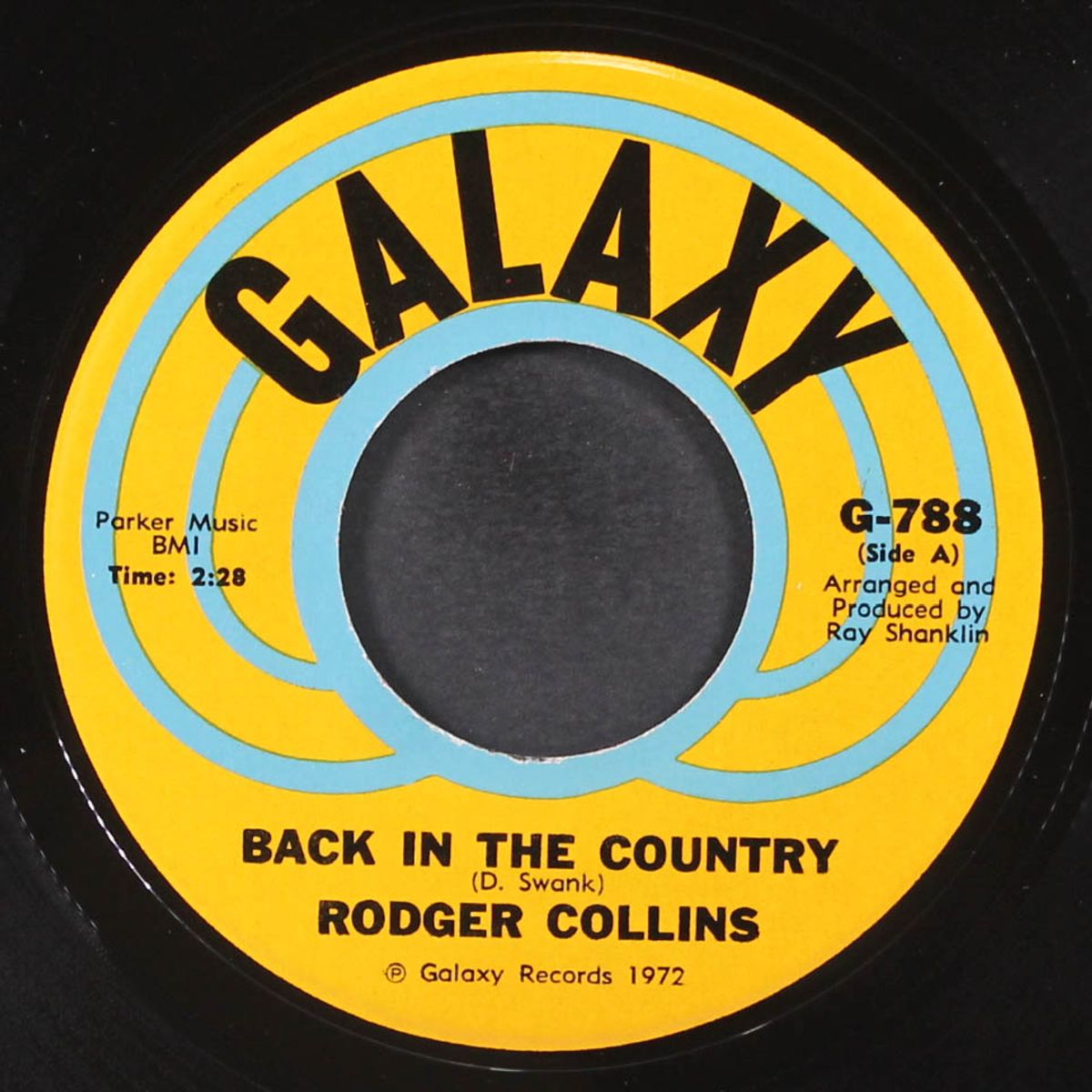 back in the country / caught in your love by RODGER COLLINS