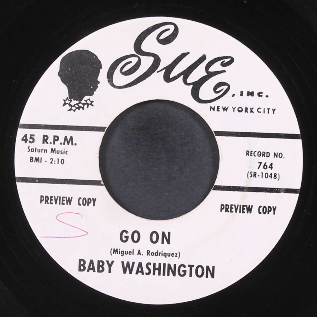 go on / no tears by BABY WASHINGTON